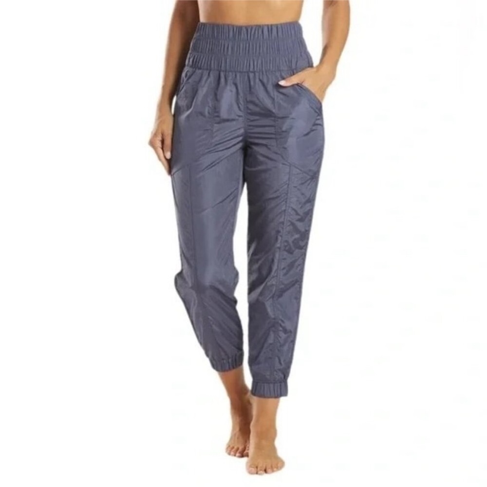 Free People The Way Home Joggers Deep Sea Purple Large - Picture 2 of 7